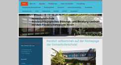 Desktop Screenshot of immenhoferschule-stuttgart.de